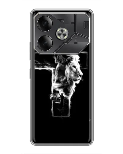 Чехол для TECNO Pova 6 с картинкой «Сияющий крест Jesus» Чехол для TECNO Pova 6 с картинкой «Сияющий крест Jesus»