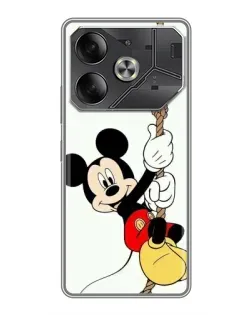 Чехол для TECNO Pova 6 с картинкой «Mickey на канате»