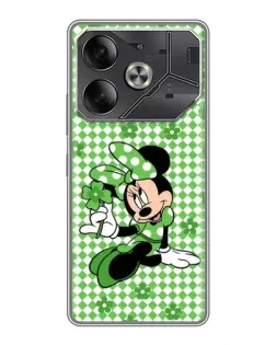 Чехол для TECNO Pova 6 с картинкой «Mickey в клетку»