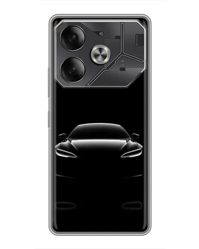 Чехол для TECNO Pova 6 с картинкой «Силуэт Tesla Night» Чехол для TECNO Pova 6 с картинкой «Силуэт Tesla Night»