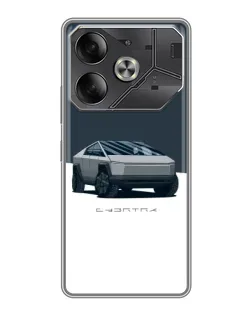 Чохол для TECNO Pova 6 з картинкою «Сріблястий Cybertruck Tesla» Чохол для TECNO Pova 6 з картинкою «Сріблястий Cybertruck Tesla»