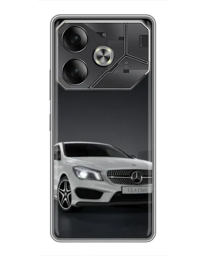 Чехол для TECNO Pova 6 с картинкой «Mercedes AMG GT Silver» Чехол для TECNO Pova 6 с картинкой «Mercedes AMG GT Silver»