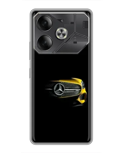 Чехол для TECNO Pova 6 с картинкой «Mercedes — ретро стиль» Чехол для TECNO Pova 6 с картинкой «Mercedes — ретро стиль»