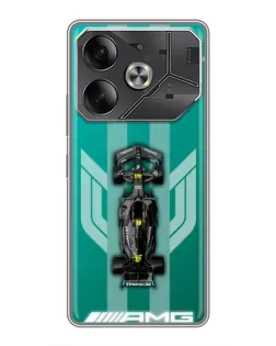 Чехол для TECNO Pova 6 с картинкой «Mercedes AMG Petronas»