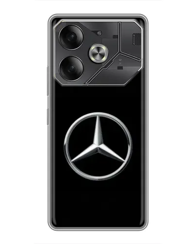 Чехол для TECNO Pova 6 с картинкой «Mercedes классический лого» Чехол для TECNO Pova 6 с картинкой «Mercedes классический лого»