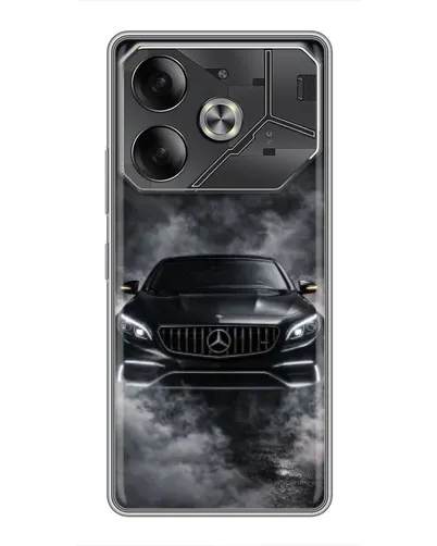 Чехол для TECNO Pova 6 с картинкой «Mercedes в дыму» Чехол для TECNO Pova 6 с картинкой «Mercedes в дыму»