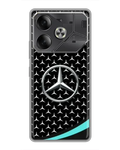 Чехол для TECNO Pova 6 с картинкой «Mercedes — бирюзовый акцент» Чехол для TECNO Pova 6 с картинкой «Mercedes — бирюзовый акцент»