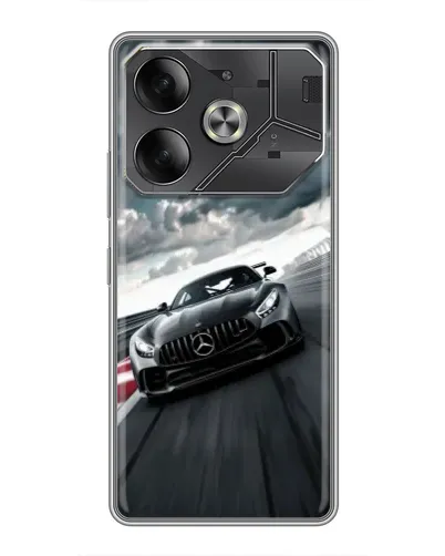 Чехол для TECNO Pova 6 с картинкой «Гоночный Mercedes AMG» Чехол для TECNO Pova 6 с картинкой «Гоночный Mercedes AMG»