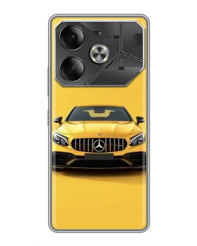 Чехол для TECNO Pova 6 с картинкой «Желтый Mercedes GT» Чехол для TECNO Pova 6 с картинкой «Желтый Mercedes GT»