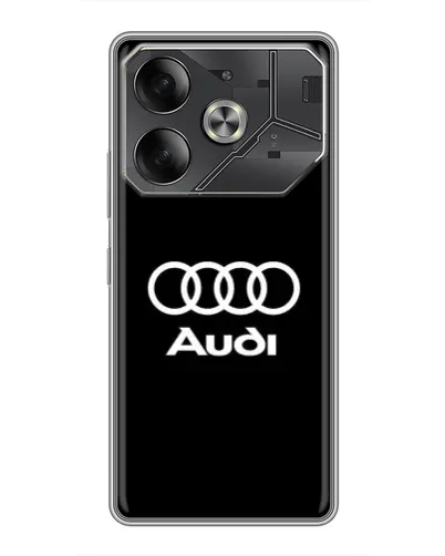 Чехол для TECNO Pova 6 с картинкой «Классическое лого Audi» Чехол для TECNO Pova 6 с картинкой «Классическое лого Audi»