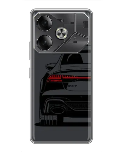 Чехол для TECNO Pova 6 с картинкой «Задняя часть Audi — арт» Чехол для TECNO Pova 6 с картинкой «Задняя часть Audi — арт»