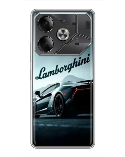 Чехол для TECNO Pova 6 с картинкой «Классическая надпись Lamborghini» Чехол для TECNO Pova 6 с картинкой «Классическая надпись Lamborghini»