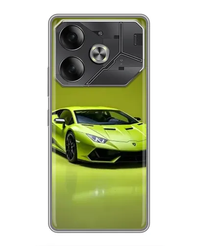 Чехол для TECNO Pova 6 с картинкой «Салатовый Lamborghini Huracan» Чехол для TECNO Pova 6 с картинкой «Салатовый Lamborghini Huracan»