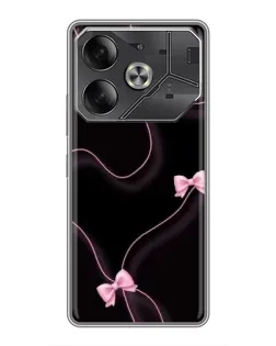Чехол для TECNO Pova 6 с картинкой «Розовые ленты» Чехол для TECNO Pova 6 с картинкой «Розовые ленты»