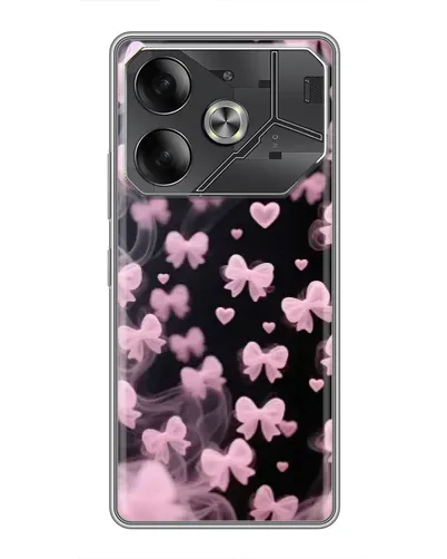 Чехол для TECNO Pova 6 с картинкой «Неоновое кружево»