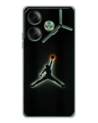 Чехол для TECNO Pova 7 5G с картинкой «Jordan Gradient Logo»