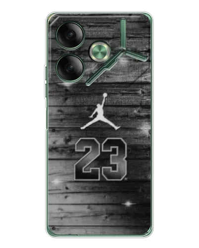 Чехол для TECNO Pova 7 5G с картинкой «Jordan Carbon 23»