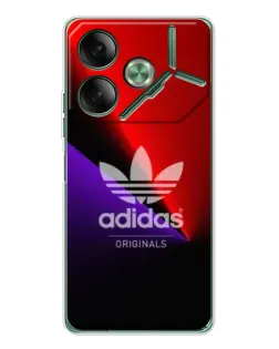 Чехол для TECNO Pova 7 5G с картинкой «Adidas Red Neon»