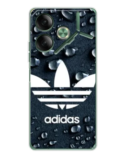 Чехол для TECNO Pova 7 5G с картинкой «Adidas Trefoil Blue» Чехол для TECNO Pova 7 5G с картинкой «Adidas Trefoil Blue»