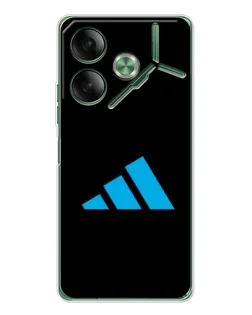 Чехол для TECNO Pova 7 5G с картинкой «Adidas Cyan Logo»