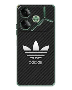 Чехол для TECNO Pova 7 5G с картинкой «Adidas Карбоновая текстура»