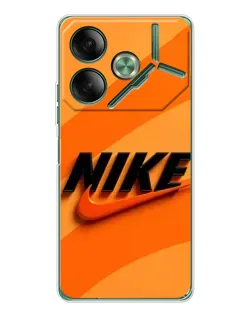 Чехол для TECNO Pova 7 5G с картинкой «Оранжевый драйв Nike» Чехол для TECNO Pova 7 5G с картинкой «Оранжевый драйв Nike»