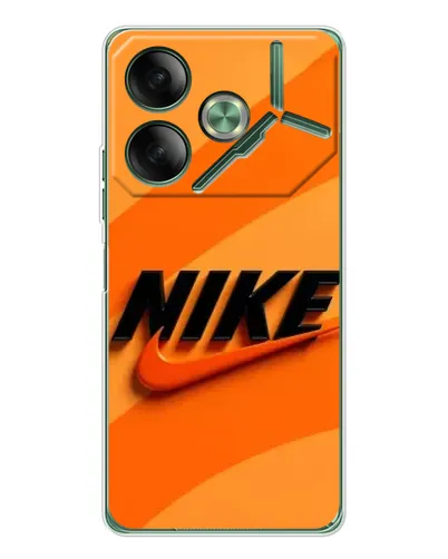 Чехол для TECNO Pova 7 5G с картинкой «Оранжевый драйв Nike» Чехол для TECNO Pova 7 5G с картинкой «Оранжевый драйв Nike»