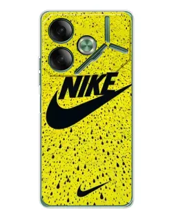 Чехол для TECNO Pova 7 5G с картинкой «Желтый текстурный Nike» Чехол для TECNO Pova 7 5G с картинкой «Желтый текстурный Nike»