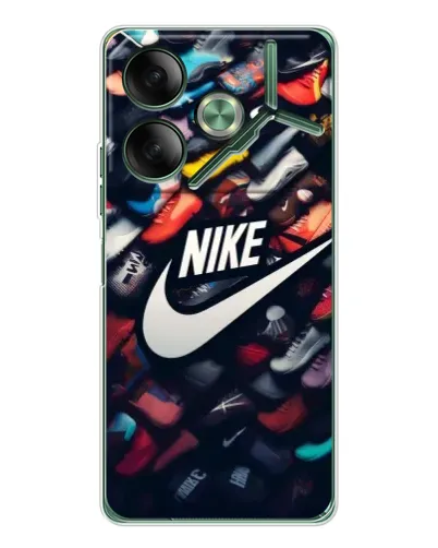 Чехол для TECNO Pova 7 5G с картинкой «Коллекция кроссовок Nike» Чехол для TECNO Pova 7 5G с картинкой «Коллекция кроссовок Nike»