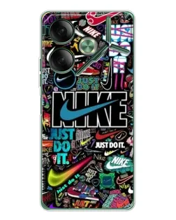 Чехол для TECNO Pova 7 5G с картинкой «Яркий коллаж Nike» Чехол для TECNO Pova 7 5G с картинкой «Яркий коллаж Nike»
