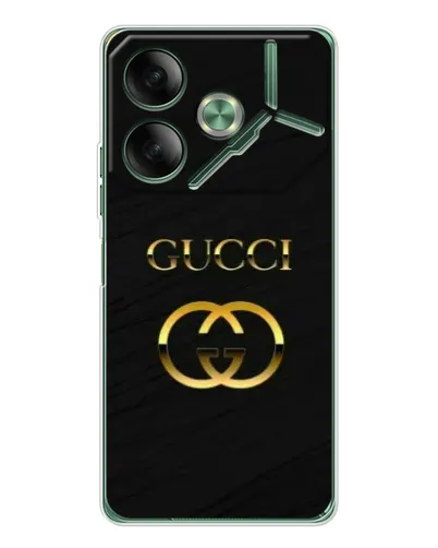 Чехол для TECNO Pova 7 5G с картинкой «Золотой логотип Gucci» Чехол для TECNO Pova 7 5G с картинкой «Золотой логотип Gucci»