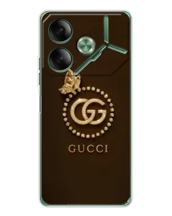 Чехол для TECNO Pova 7 5G с картинкой «Gucci — золотая бабочка» Чехол для TECNO Pova 7 5G с картинкой «Gucci — золотая бабочка»