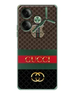 Чехол для TECNO Pova 7 5G с картинкой «Gucci — брендированный десерт» Чехол для TECNO Pova 7 5G с картинкой «Gucci — брендированный десерт»