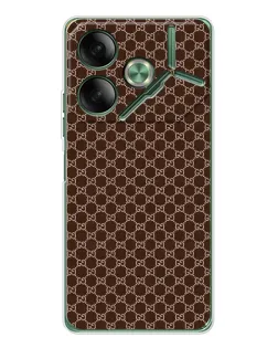 Чехол для TECNO Pova 7 5G с картинкой «Gucci — шоколадная сетка» Чехол для TECNO Pova 7 5G с картинкой «Gucci — шоколадная сетка»