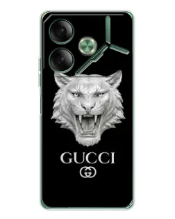 Чехол для TECNO Pova 7 5G с картинкой «Gucci — серебряный лев» Чехол для TECNO Pova 7 5G с картинкой «Gucci — серебряный лев»