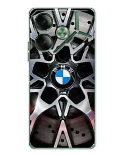 Чехол для TECNO Pova 7 5G с картинкой «BMW — деталь диска»