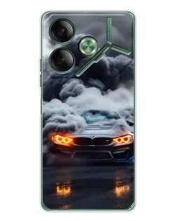 Чехол для TECNO Pova 7 5G с картинкой «BMW в дыму» Чехол для TECNO Pova 7 5G с картинкой «BMW в дыму»