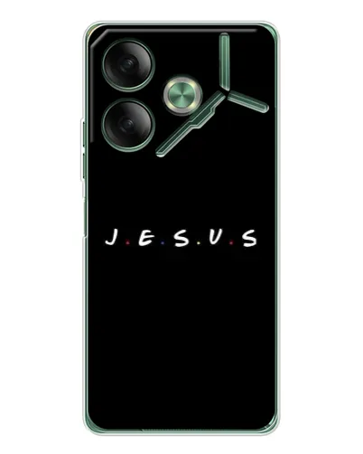 Чехол для TECNO Pova 7 5G с картинкой «Точки веры J.E.S.U.S.» Чехол для TECNO Pova 7 5G с картинкой «Точки веры J.E.S.U.S.»