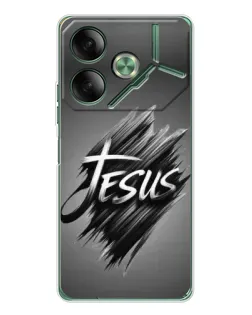 Чехол для TECNO Pova 7 5G с картинкой «Надпись Jesus Graffiti»