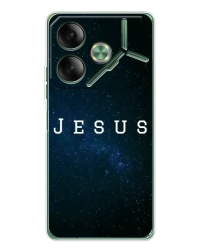 Чехол для TECNO Pova 7 5G с картинкой «Звездное небо Jesus» Чехол для TECNO Pova 7 5G с картинкой «Звездное небо Jesus»