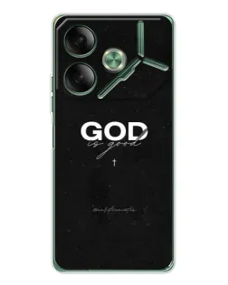 Чехол для TECNO Pova 7 5G с картинкой «GOD — Бог над всем»