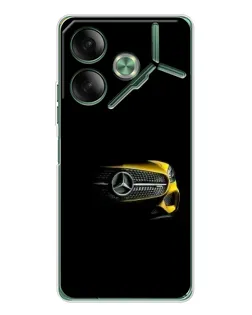 Чехол для TECNO Pova 7 5G с картинкой «Mercedes — ретро стиль»