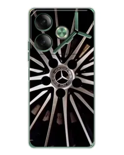 Чехол для TECNO Pova 7 5G с картинкой «Диск Mercedes»