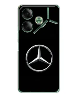 Чехол для TECNO Pova 7 5G с картинкой «Mercedes классический лого»