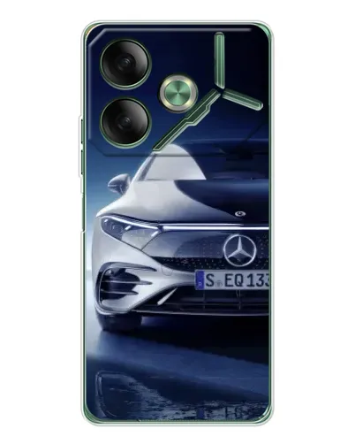 Чехол для TECNO Pova 7 5G с картинкой «Mercedes EQ — будущее»