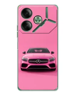 Чехол для TECNO Pova 7 5G с картинкой «Розовый Mercedes AMG» Чехол для TECNO Pova 7 5G с картинкой «Розовый Mercedes AMG»
