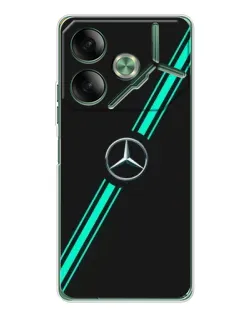 Чехол для TECNO Pova 7 5G с картинкой «Спортивные линии Mercedes» Чехол для TECNO Pova 7 5G с картинкой «Спортивные линии Mercedes»