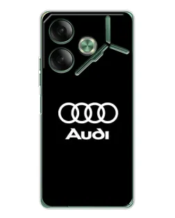 Чехол для TECNO Pova 7 5G с картинкой «Классическое лого Audi»