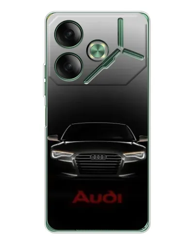 Чехол для TECNO Pova 7 5G с картинкой «Audi — градиентный контур» Чехол для TECNO Pova 7 5G с картинкой «Audi — градиентный контур»