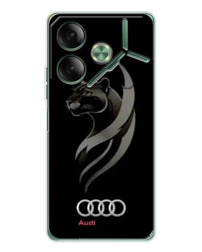 Чехол для TECNO Pova 7 5G с картинкой «Графика — пантера и Audi» Чехол для TECNO Pova 7 5G с картинкой «Графика — пантера и Audi»